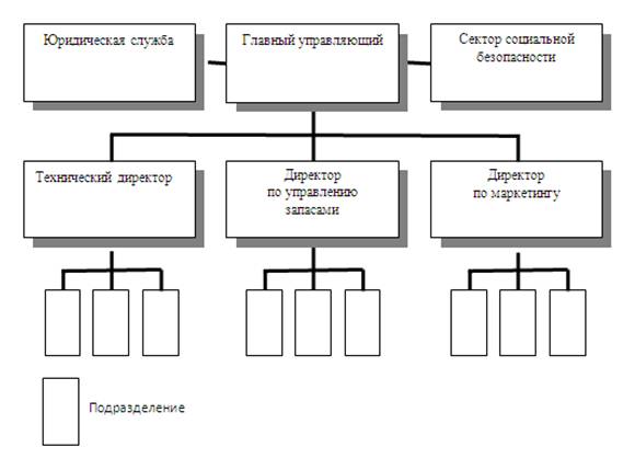 Структура клининговой компании организационная схема